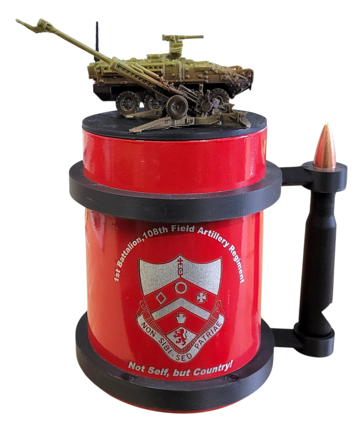 Custom 75mm & 105mm Artillery Casing – Personalized Military Display