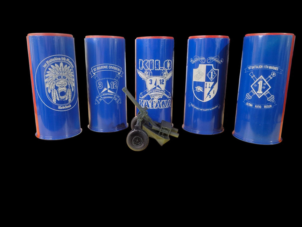 Custom 75mm & 105mm Artillery Casing – Personalized Military Display