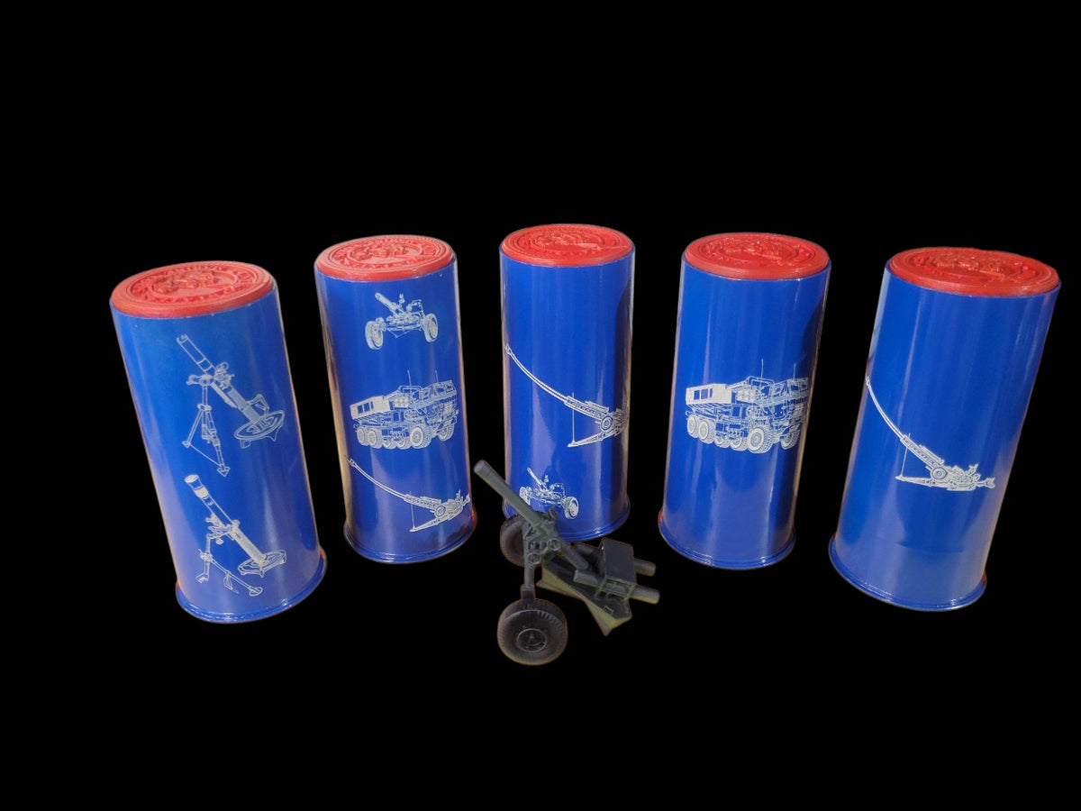 Custom 75mm & 105mm Artillery Casing – Personalized Military Display