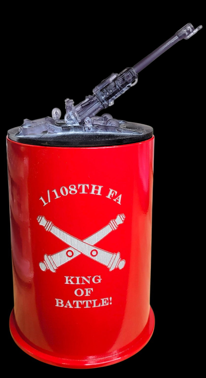 Custom 75mm & 105mm Artillery Casing – Personalized Military Display