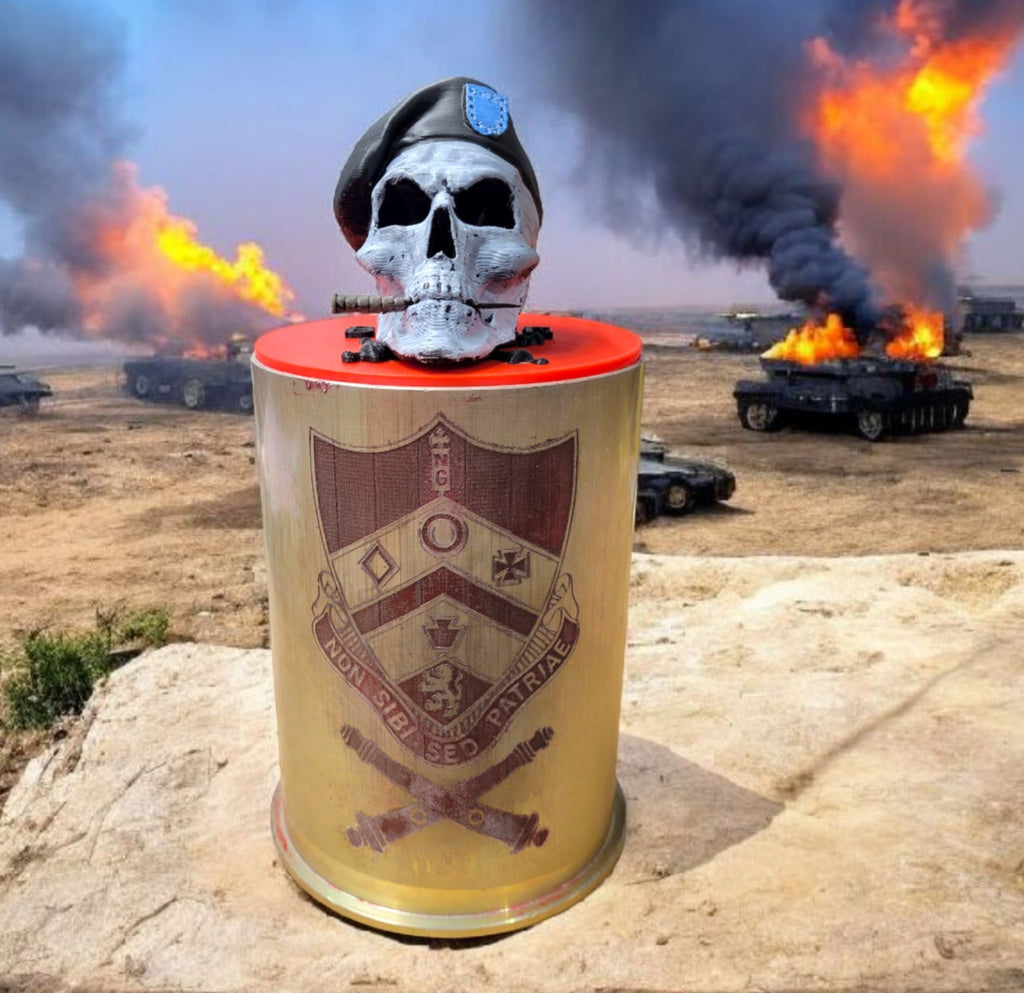 Custom 75mm & 105mm Artillery Casing – Personalized Military Display